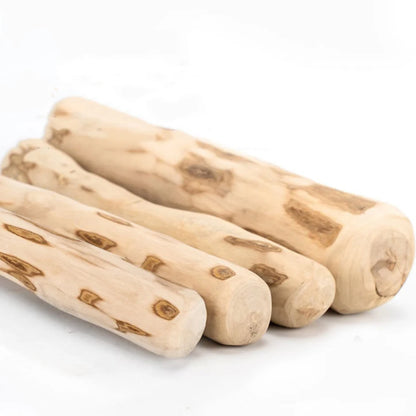 1pc Natural Coffee Wooden Dog Chew Toys for Puppy Pet Dogs Teething Stress Relief Molar Teeth Cleaning Safe Chew Sticks Supplies