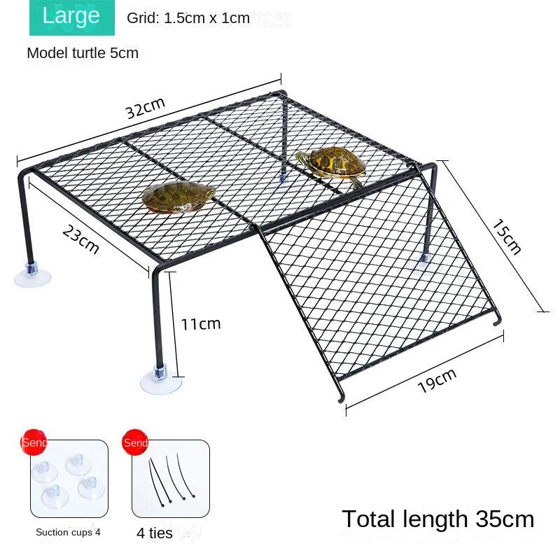 Drying Platform Turtle Tank Decoration Sun Platform Climbing Platform Resting Platform Water Turtle Floating Island