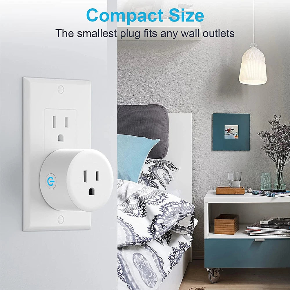 Tuya Smart Wifi Zigbee Plug US Standard Wireless Outlet 16A Remote Control Smart Home Appliances Work With Alexa Google Home
