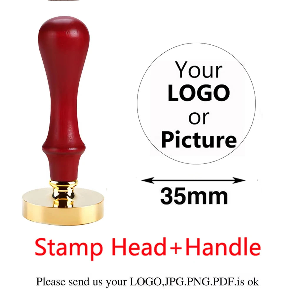 Logo Customize Clay Seal Set -22/25/30/35/40/50mm Customizable Pottery Design Craft Tool for Pottery Ceramic Custom Letter Stamp