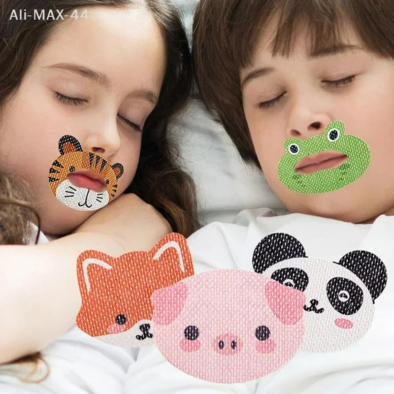 Hoyytu 30sheets/Bag Anti-Snoring Stickers For Children Sleep Closed-mouth Stickers Breathing Correction Patch Shut Up Patch