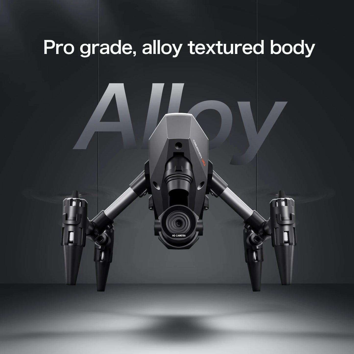 XD1 8K HD dual camera aerial camera, alloy anti-drop mini drone 2.4GWiFi drone foldable four-axis aerial camera