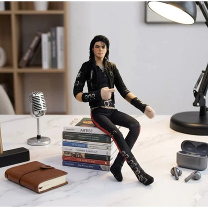 Michael Jackson Doll Flexible Movable Joint Toy Built In Wire Frame Can Pose Shaped Supporting Doll Abstract Pop Gift Room Decor