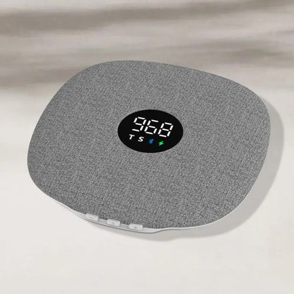 Bluetooth 5.4 Under Pillow Bluetooth Speaker Bone Conduction Sleep Aid Sound Machine LED Display Mini Bedroom Pillow Speaker