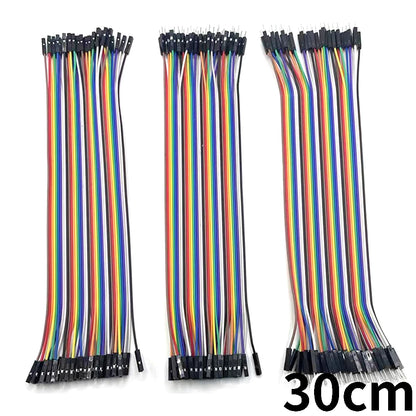 40-120PCS Jumper Wire DuPont Line DuPont Cable Connection male to male+female to female and male to female for Arduino DIY KIT