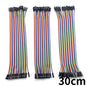 40-120PCS Jumper Wire DuPont Line DuPont Cable Connection male to male+female to female and male to female for Arduino DIY KIT
