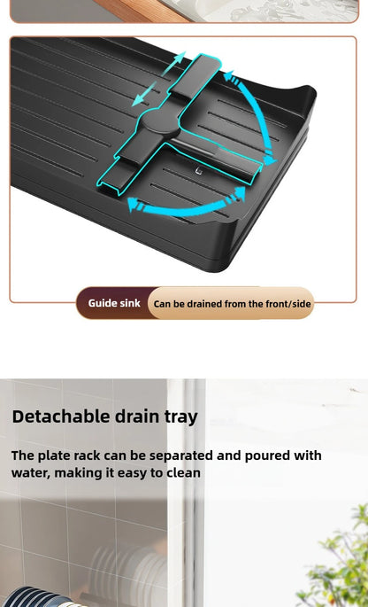 Non Perforated Folding Cabinet with Pull-out Basket Multifunctional Snack Storage Rack Household Kitchen Sink Storage Rack