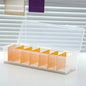 1Pc Clear Plastic Compartmentalized Organizer Box Holds 550+ Game Cards Storage Box With Adjustable Divider For PTCG/MTG Cards