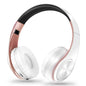 Men Gift Gold Wireless Headphones Bluetooth Earphone Stereo Headset Game with Build-in MIC with Universal for Android and iOS