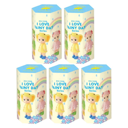 In Stock Mini I Love Rainy Day Series Blind Box Figure Cute Cartoon Doll Collectible Toy For Desktop Decoration Gift