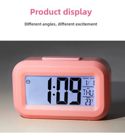 Digital Led Clock Household Bedside Battery Powered Multi-function Alarm Clock Desk Things for the Room Table Clocks Home Decor