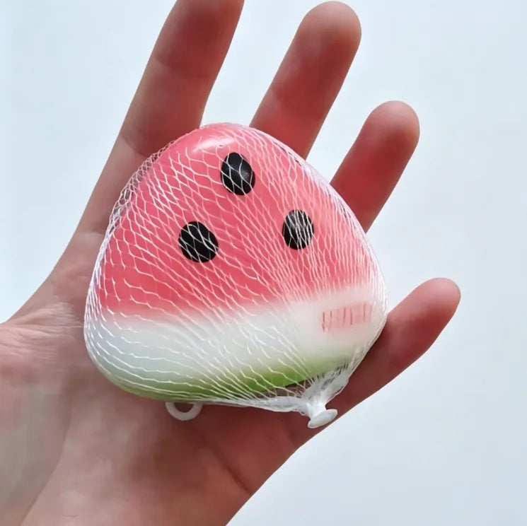 Strawberry Crunchy Squishy Toy, Crispy Sound Stress Ball, Squeeze Fidget Toy, Sensory Decompression Stress Relief Toy