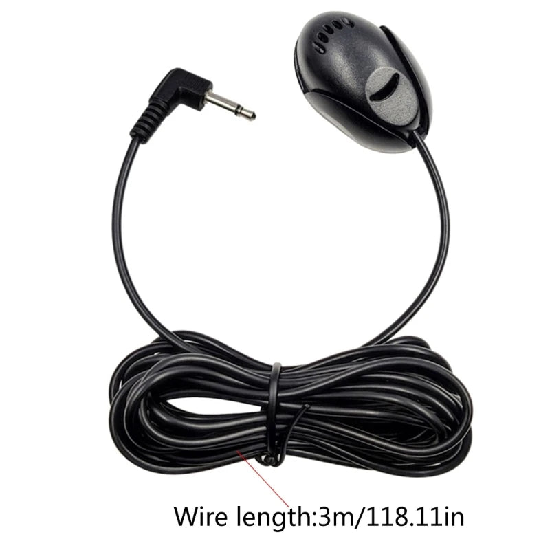 Car Microphone 3.5mm External Mic for Car Vehicle Unit Bluetooth-Enabled Stereo Radio GPS DVD Mikrofo / Micro