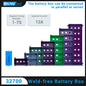 DIY Battery Case/32700 Weld-free Battery Box Battery Holder Pure Copper 12A High Current Lithium Battery in parallel in series