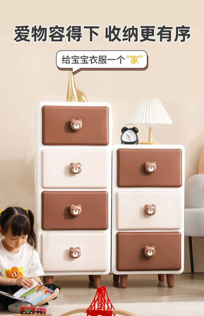 Cute Children Nightstands Nordic Pink Korean Children Nightstands Corner Cabinets Nachtkastje Kids Bedroom Furniture YN50CN