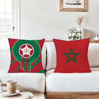 Luxury Morocco Flag Pillow Case Suitable For Bedrooms Living Rooms Cars Home Decoration