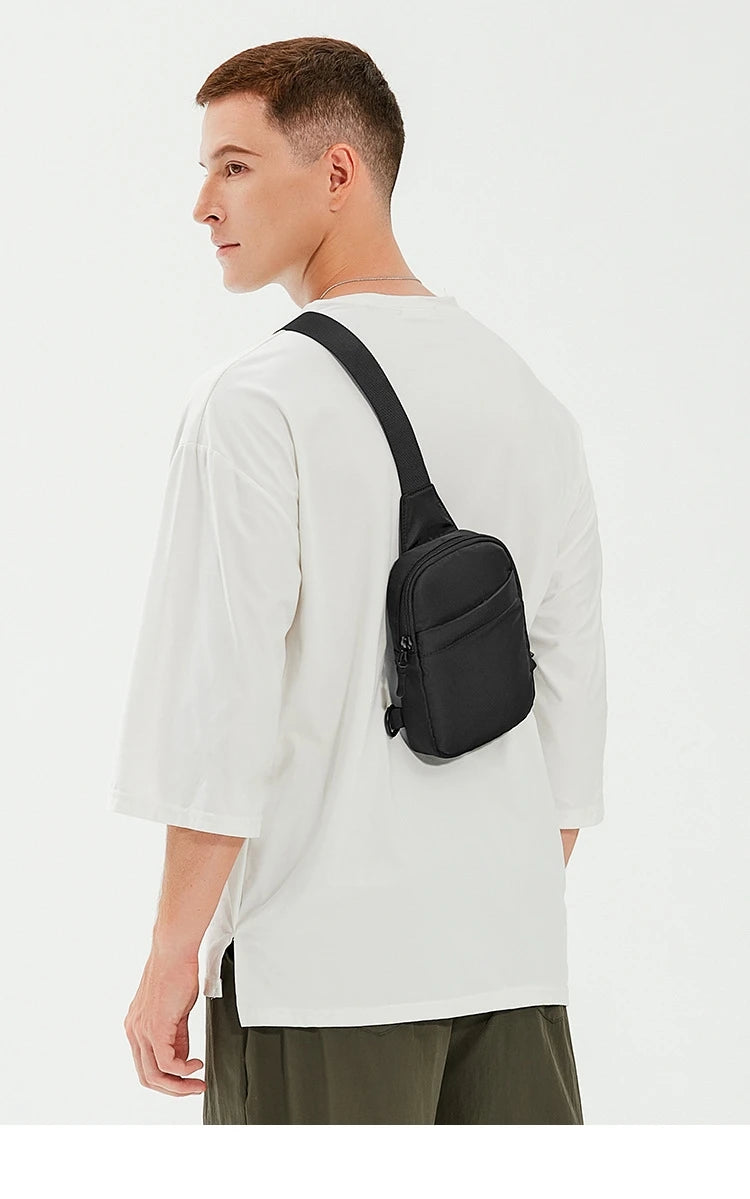 2In1 Multi-functional Waist Bag Chest Bag Outdoor Travel Bag For Men Women Casual Crossbody Small Sling Backpack Sling Bags