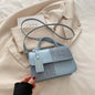 Elegant Women's Handbag Crossbody Shoulder Bag, Snap Closure Tote Bag, Everyday Accessory, Geometric Pattern, Fashion Lovers