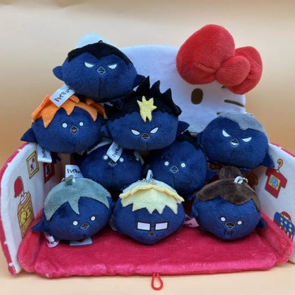 Haikyuu!! Anime Crow Sugawara Koushi Ryunosuke Tanaka Plush Toys Hobbies Kawaii Stuffed Doll Bag Decoration Keychain Gifts