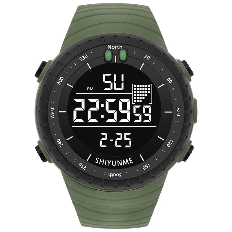Top Men's Sports Watch 50M Waterproof Military Display Clock Man Watches LED Digital Luxury Fashion  Electronic Wristwatch  2111