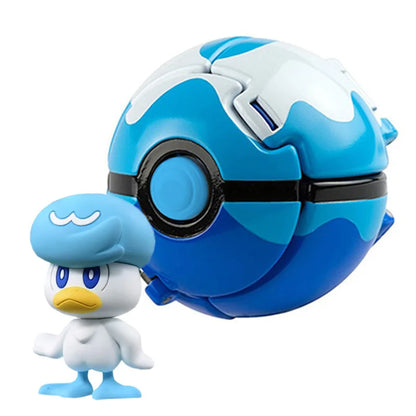 New Pokemon Pokeball Anime Action Figurse Pikachu Squirtle Pocket Monster Variant Pokémon Game Elf Ball Model Toys Gift