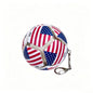 Football Keychain Fidget Toy Stress Relief Pendant Soccer Ball for Fan Portable Multi-National Team Souvenir for Car Key Handbag