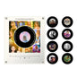 Creative Vinyl Music Player Fridge Magnet Decor,with 9Pcs NFC Rotating Disc Cards ,NFC Sensing Vinyl Song Player Night Light