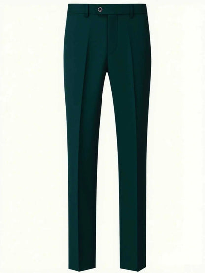 2pcs Men's All-Season Suit Set, Jacket And Trousers, Comfortable Wear for Wedding, Party And Formal Dinner