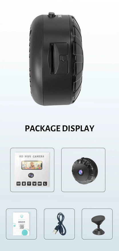 WiFi Mini Camera Security Protection Camera Smart Home Wireless Video Recorder Baby Monitoring Camera for Infants And Pets