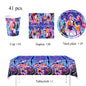 Demon Hunting Team Disposable Tableware Tablecloth Gift Bag Birthday Party Decoration Supply Classroom Reward Prize Fun Toy Gift
