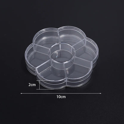 1 Pc Plastic Jewelry Box 5-28 Compartment Slot Organizer Storage Beads Container Adjustable Jewelry Storage Box Rectangle Case