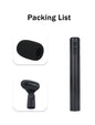 High-quality metal condenser microphone, durable and drop-resistant, suitable for live streaming, karaoke, and recording, univer