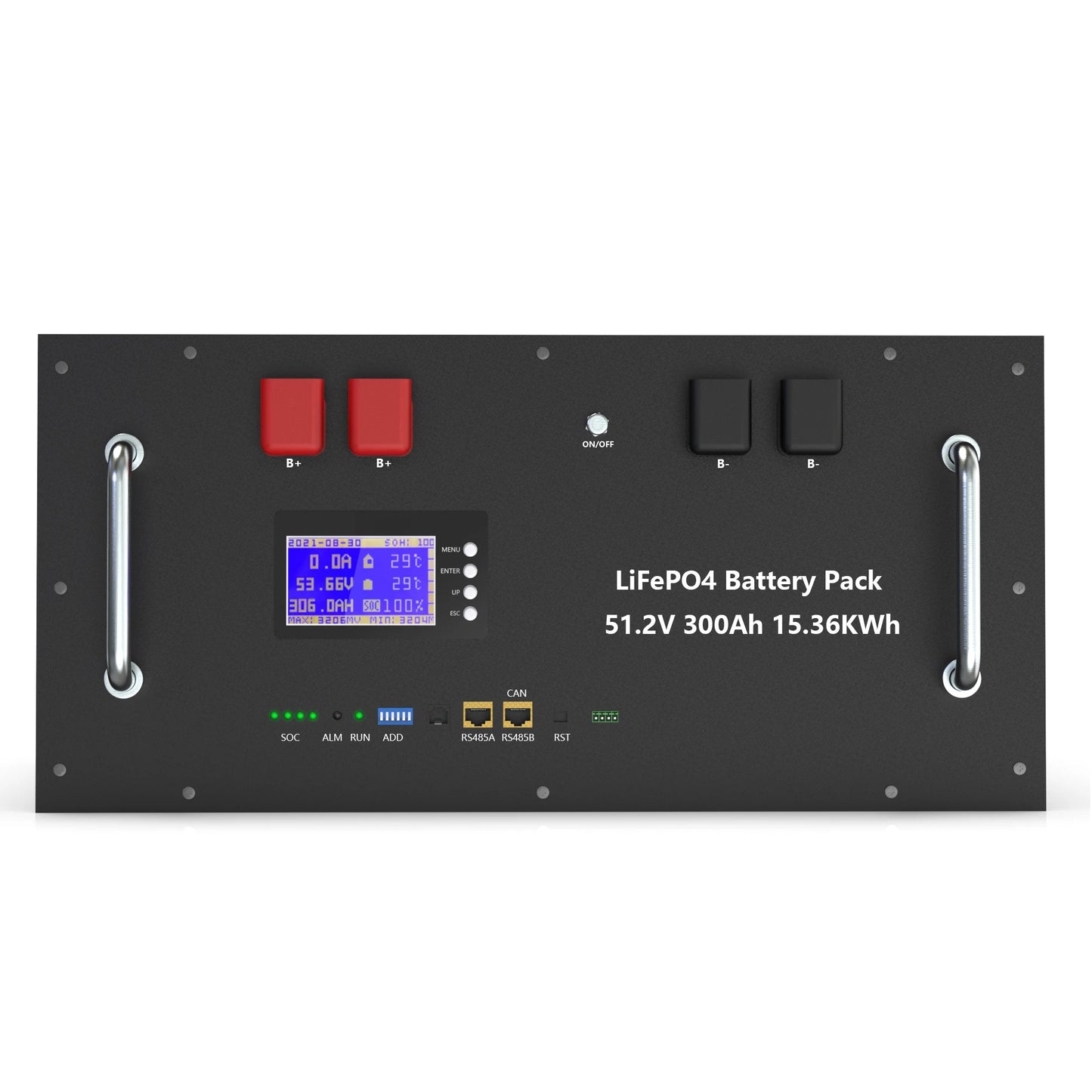 LiFePO4 48V 300AH 15Kwh Battery 51.2V 100AH 150AH 200AH Lithium Solar Home Battery 6000+ Cycles For Home Energy Storage EU Stock