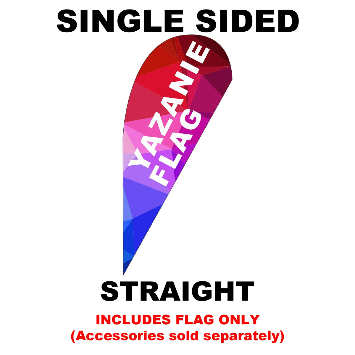 Single or Double Sided Custom Beach Feather Flag Advertising Swooper Teardrop Flag for Outdoor Business and Events Promotion