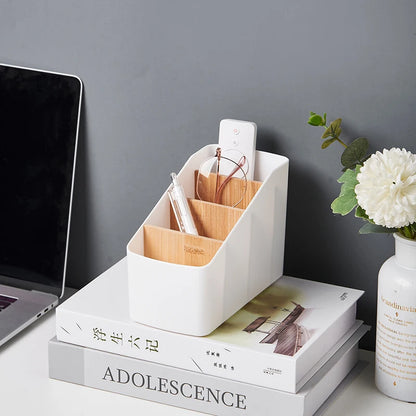 Desktop Remote Control Organizer, TV Remote Holder Tabletop Storage Box Bedroom Living Room Office  Multipurpose Organizer