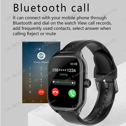 2026 New Men's Smart Watch Women's Gift Heart Rate Blood Oxygen Sports Fitness Watch Electronics Bluetooth Call Smartwatch HW12