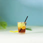 Miniature Toy Cocktail Drinks Doll Toys Dollhouse Accessories Miniature Items Fit for 1:6/1:12 Doll House Kitchen Ornaments
