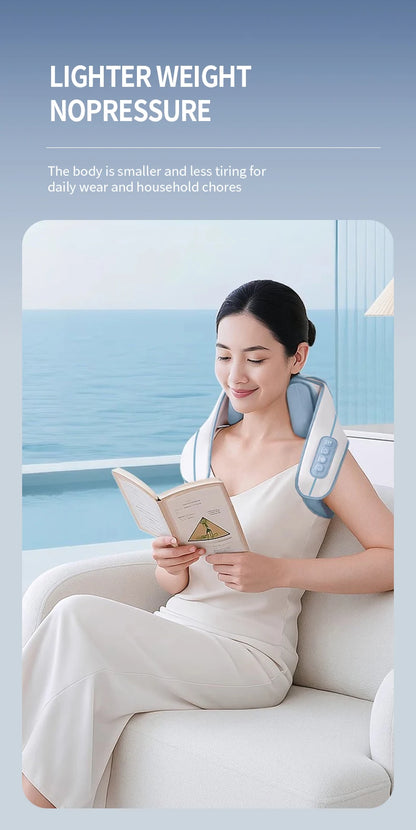Haier Cervical Neck Massager Muscle Shoulder Back 3 Gears 6D Mechanical Hand Electric Massage Machine Shawl Relaxing Device Tool