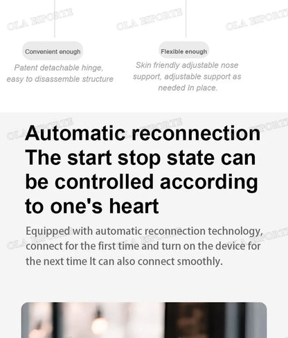 New Camera Control Smart Glasses Music Sunglasses Headphones Wireless Bluetooth Call Headset HIFI Audio glasses For Android HT30