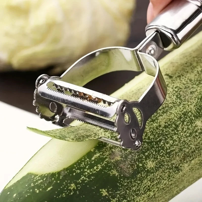 Stainless Steel Vegetable Peeler Multi Function Fruit Peeling Tool Potato Carrot Cucumber Shredder Kitchen Cooking Gadget