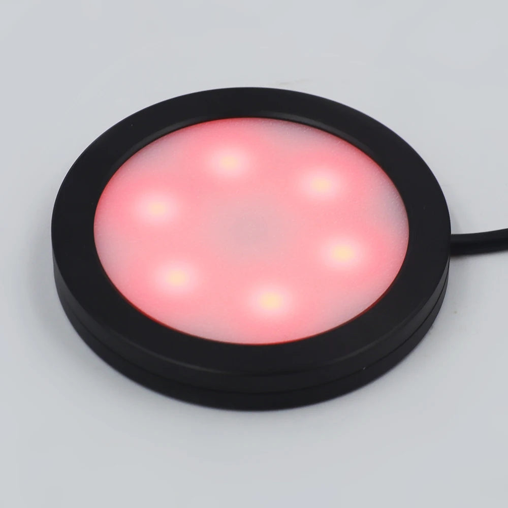 24Key Remote RGB Under Cabinet Light 5V USB Switch 1 2 4 6 Lights Kit Slim Lamp for Kitchen Display Case Home Bar Desk Accent