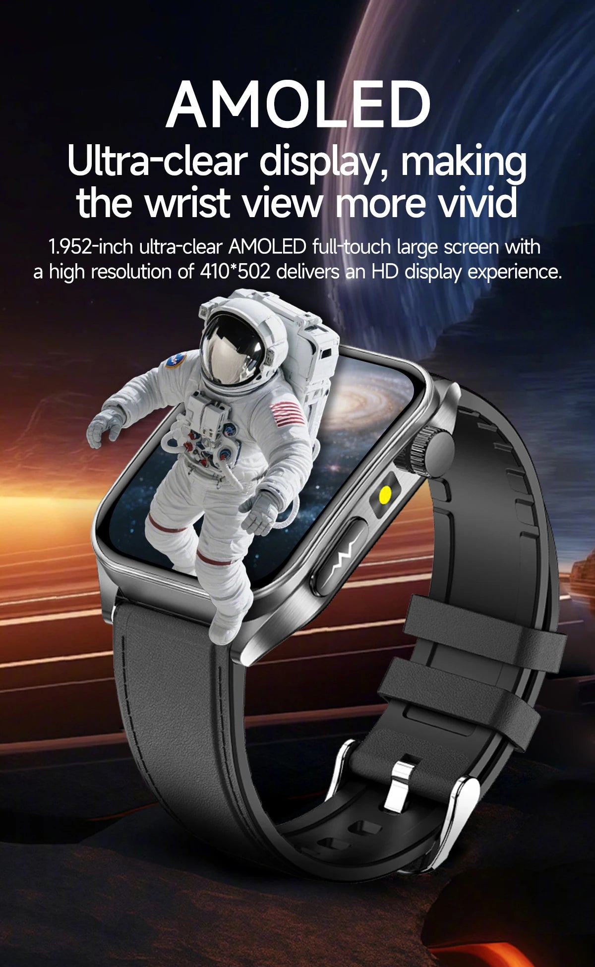 GUHUAVMI New Laser Therapy ECG+PPG Smart Watch Health Monitor Blood Lipids Uric Acid Heart Rate Tracking Monitoring Smartwatches