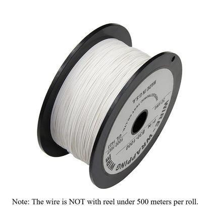 5/10/20M UL1423 PTFE Micro Fine Wire 38/36/34/30/28/26/24AWG PVDF Insulated Electronic Single Core Silver Plated Copper Cable