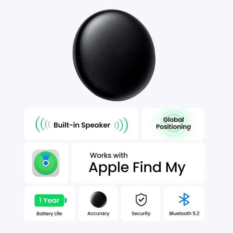 4/3/2/1 Pack Beyond Bluetooth Range Tracking Locator Anti-Lose Tracker for Apple Find My Voice Find Luggage Key For iOS iPhone