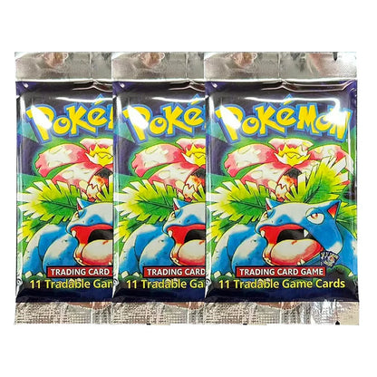 Pokemon Foil 36 Packs 1ST Edition Classic Base Set Proxy Cards PKM Games Board Games Whole Set Card Collection Toys Gifts New