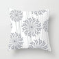European Gray Pillowcase Geometric Pillow Cover Sofa Cushion Cover Garden Throw Pillows Hotel Outdoor Cushions car Chair 45X45cm