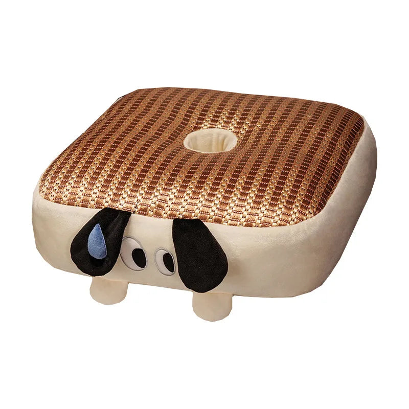 Thickened Lazy Rattan Mat Home Soft Comfortable Floor Stool Tatami Cushion for Living Room Bedroom Floor Seating