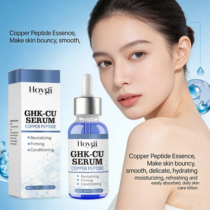 Copper Peptide Facial Serum Anti Wrinkle Remover Antioxidant Skin Rejuvenating Barrier Repair Brighten Skin Tone Skin Cosmetics