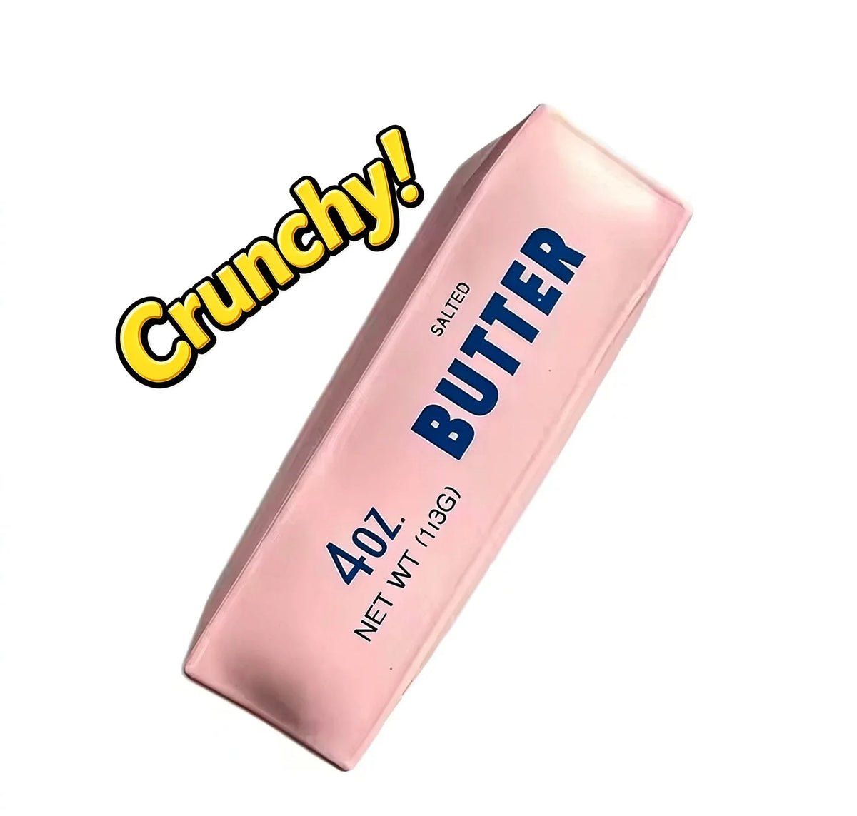 Crunchy Butter Stick Squishy Stress Ball Fidget Toy Crunchy Squishies Squeeze Toy ASMR Anti Stress Release Hand Relax Gift Toys