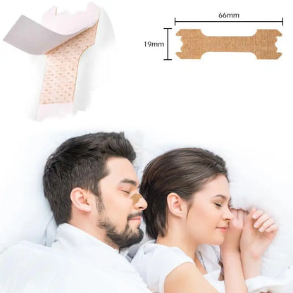 Anti Snore Sleep Aid Nasal Strips 100/200pcs Gentle Adhesive Nose Patches for Adults Improve Night Breathing
